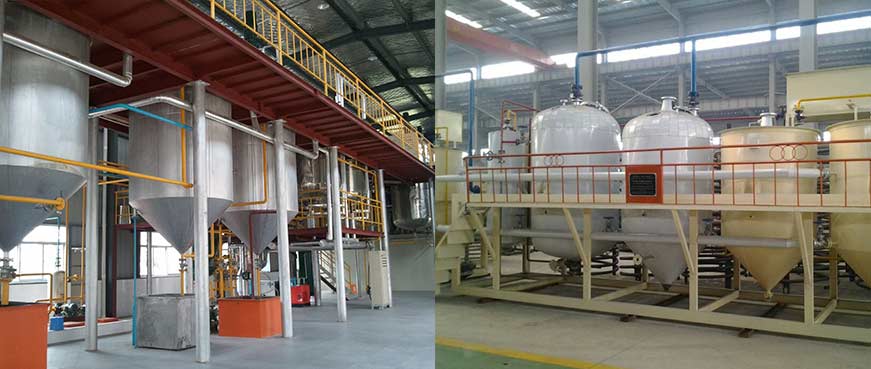 coconut oil refining plant